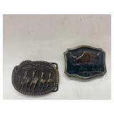 2 Belt Buckles