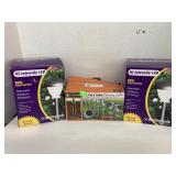 2- Hi Intensity LED lights & 4- solar pathway