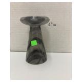 Stone candle holder