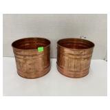Copper planters