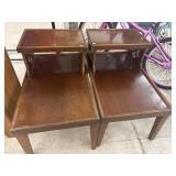 Vintage Step Up End Tables