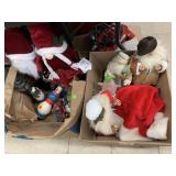 2 boxes of Christmas Decor