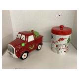 Christmas cookie jars