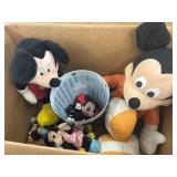 2 boxes w/ Micky Mouse Walt Disney Items