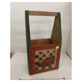 Wooden watermelon basket