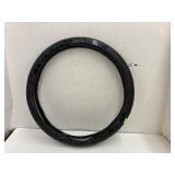 Black steering wheel cover