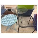 3 Outdoor / Patio End Tables