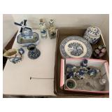 Blue and White Dishes and Misc
