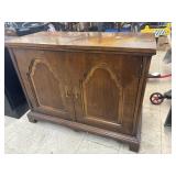Vintage Flip Top Buffet - missing wheel