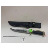 Knife w/ sheath - Bowie