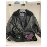 Coat, gloves, & drink token