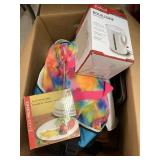 Dessert plates, kettle, misc kitchen items