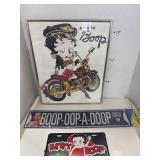 BETTY BOOP - Metal Street Sign, Plate, Wall