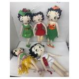 Betty Boop Plush Dolls Lot