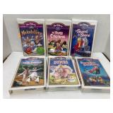 Walt Disney VHS tapes