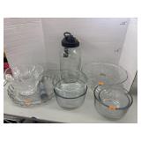Cake Plate & Misc Lot