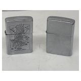 2 Zippo Lighters