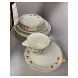 Hall Plates and Dish, Many Plates have Chips