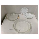Corelle Plates and 2cnt Pyrex Pie Plates