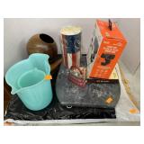Old Newspapers, Tupperware, Decor, Misc