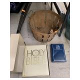 Bibles, Pic Frame, Basket, Misc