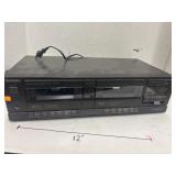 Technics Stereo Dual Cassette Player Tape