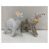 Carved stone camels