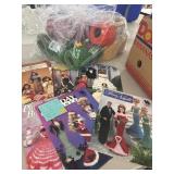 6 Crochet Books for Fashion Dolls & Bag of