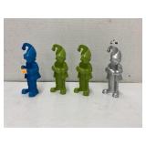 Crate and Barrel cast iron gnome candle holders