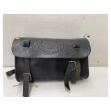 Leather motorcycle tool bag