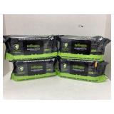 4- pkgs of Crocodile cloth hand wipes