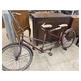Vintage Sears & Roebuck Tandem 2 Seat Bike