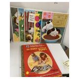 5cnt Vntg Tray Puzzles
