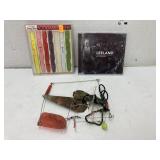 Bookmark pens, CD, & lure