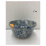 Friendship Pottery sponge ware bowl