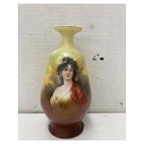Antique porcelain portrait vase
