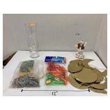 Vase, Coke polar bear, squirt guns, etc