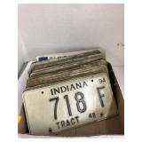 Flat of Old License Plates