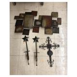 Metal Wall Art & Candle Holders
