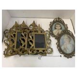 6cnt Metal Picture Frames