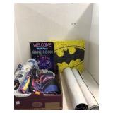 Game room Decor - Metal Sign, Outlet Cover,