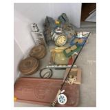 Fishing Decor & Misc Lot
