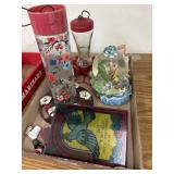 Humming Bird Feeders, Snow Globe, Misc Flat