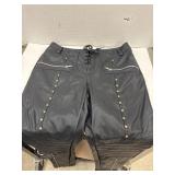 Faux Leather Pants - no size found