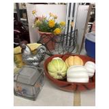 Chicken, Flower, Fall Decor Lot