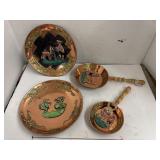 Copper / Metal Wall Plate Decor