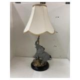 Resin elephant lamp