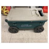 Lawn Buddy cart, tools, & trowel holder
