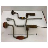 Vntg hand drills & Craftsman socket ext.