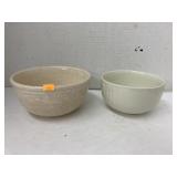 2- pottery bowls